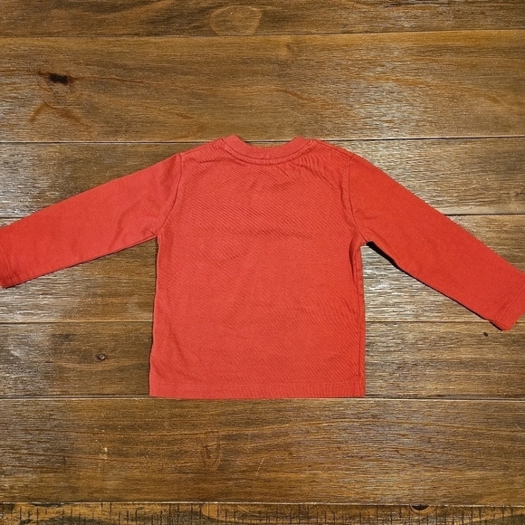 CLEARANCE! GAP KID'S RED SOFT KNIT LONG SLEEVED T-SHIRT SIZE 2T - Picture 7 of 7
